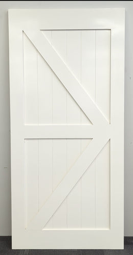 BARN DOOR Antique White