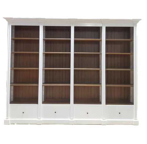 FOUR BAY OPEN BOOKCASE